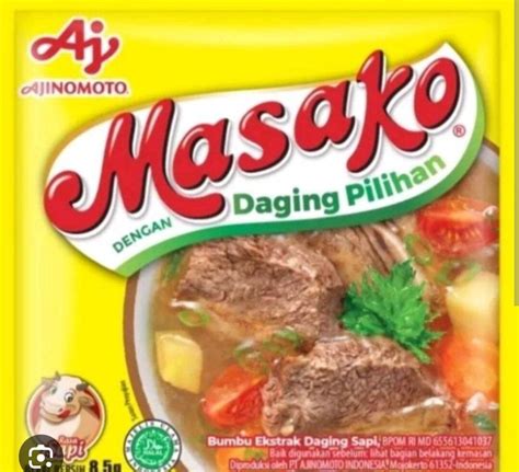 Masako Ayam Sapi Kaldu Bumbu Penyedap Rasa Sachet 8 5 Gram Isi 12 Pcs