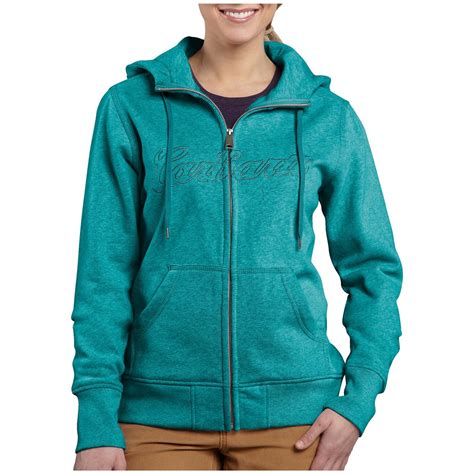 Womens Carhartt® Clarksburg Full Zip Hooded Sweatshirt 427575 Sweatshirts And Hoodies At