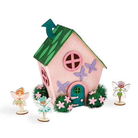 Michaels Fairy House Color In 3d Wood Puzzle By Creatology™