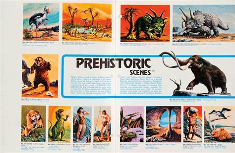 Aurora Prehistoric Scenes Model Kits