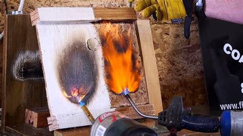 Fire Proof Paint For Wood 2 Hour Fire Resistance Tested At National ...