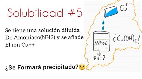 Ejercicio De Solubilidad Formación De Precipitado 5 Youtube