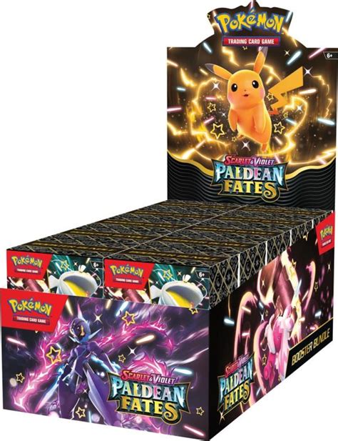 Pok Mon Scarlet Violet Paldean Fates Booster Bundle Display Cees Cards