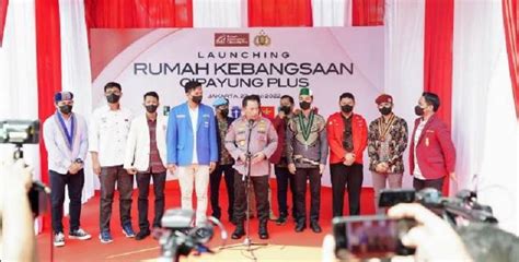 Launching Rumah Kebangsaan Kapolri Kita Wujudkan Indonesia Emas Di