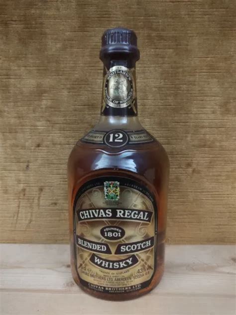 Chivas Regal Years Old Blended Scotch Whisky Cl Vol Eur