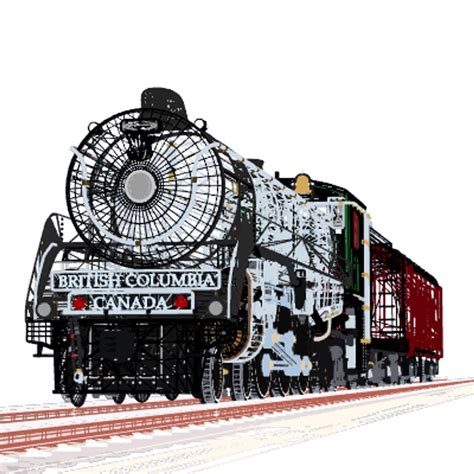3d Model Royal Hudson Steam Engine