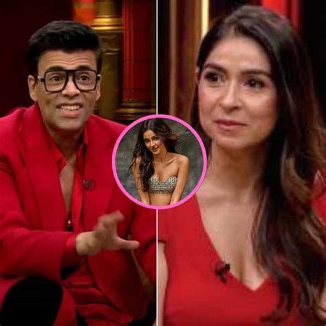 Koffee With Karan 7 Karan Johar Asked If Know Ananya Pregnant Whats Your Reaction She Said I