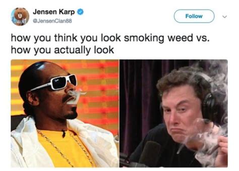 Elon Musk Smoking Weed Is The Hottest Meme Topic Right Now Pics