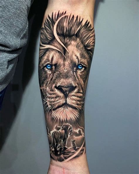 Lion Leg Tattoo Lion Forearm Tattoos Lion Tattoo Sleeves Wolf Tattoo