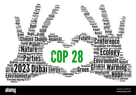 COP 28 In Dubai United Arab Emirates World Cloud Stock Photo Alamy