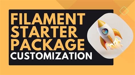 Laravel Filament Starter Package Customization YouTube