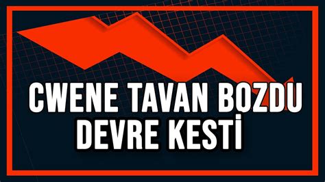 CWENE TAVAN BOZDU DEVRE KESTİ DEVRE KESME NE DEMEK BİST100 ANALİZİ