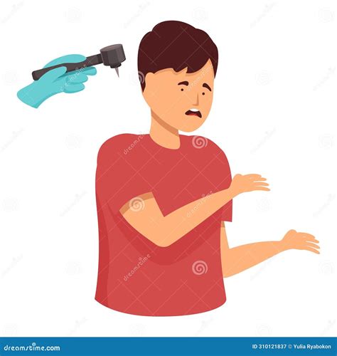 Dental Afraid Icon Cartoon Vector. Dental Room Injection Stock Vector