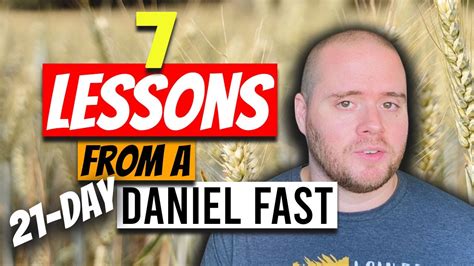 21 Day Daniel Fast Guide 7 Practical Lessons Learned YouTube