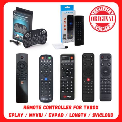 Remote Control Ready Stock Remote Controller For Tvbox Evpads