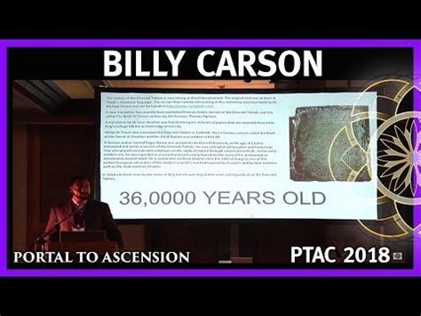 Billy Carson: Emerald Tablets History, Fractal Universe & Past Human ...