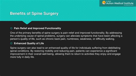 Ppt Understanding Spine Surgery Types And Benefits Powerpoint Presentation Id 12998025