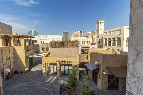 Al Fahidi Historical District Stone Street With Traditional Arabic