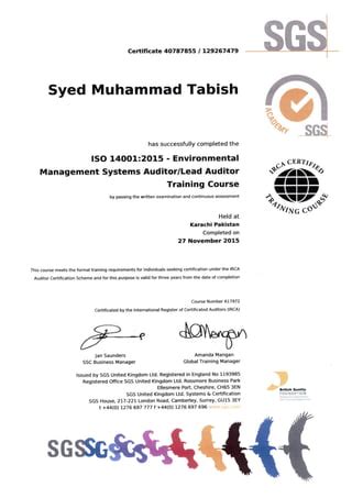 Ems Certificate Pdf