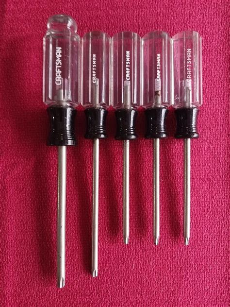 Craftsman 5 Piece Torx Screwdriver Set T10 T15 T20 T25 T30 Us Made Free