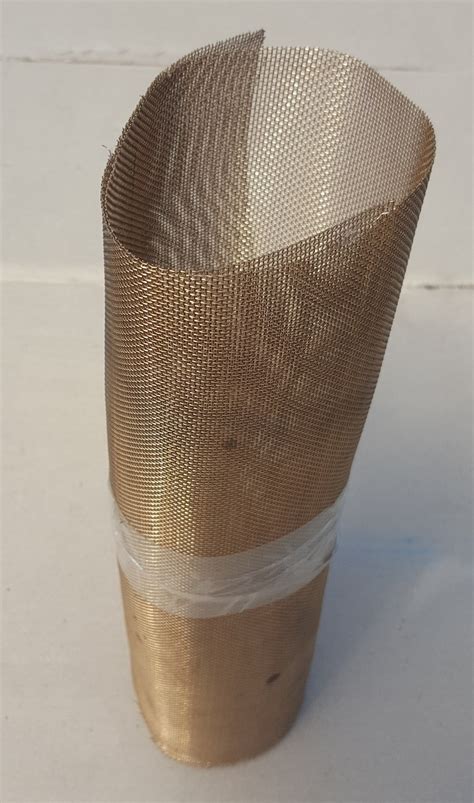 Brass Wire Mesh Woven Metal Fabric 0014 Inch 1sheet 65 X Etsy