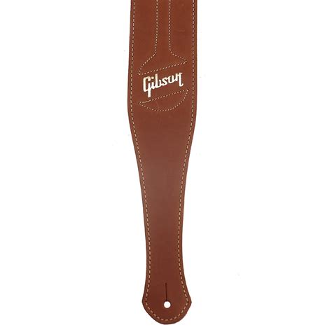 Gibson The Classic Leather Guitar Strap - Brown – Chicago Music Exchange