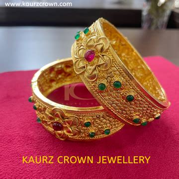 Traditional Gold Plated Bangles KaurzCrown