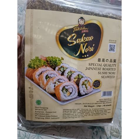 Jual Tokinori Sakao Nori Halal Lembar Tokinori Rumput Laut Roasted