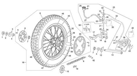 Sherco Rear Wheel With Braktec System Sherco