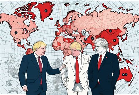 Boris Johnson And Antony Blinken Chaos Cartoon Stable Diffusion Online