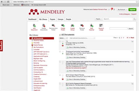 Mendeley Un Potente Gestor De Ficheros Pdf Y De Referencias