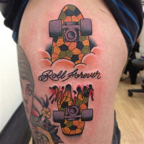 Skate Board Skateboard Tattoo Tattoos Forever Tattoo