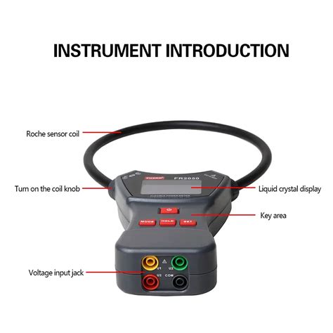 Power Quality Analyzer Fr2050 Series Flexible Clamp Power Tester