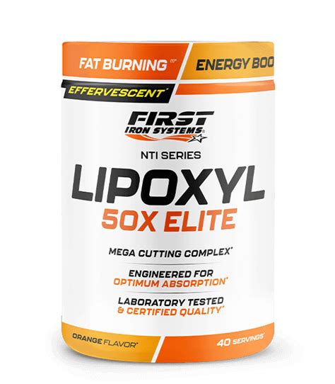 Lipoxyl 50X Elite First Iron Systems Sports Nutrition