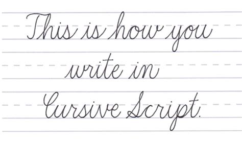 Mastering Calligraphy How To Write In Cursive Script