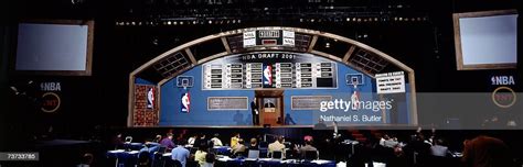 Photo of the Overall Draft Board during the 2001 NBA draft at Madison ...