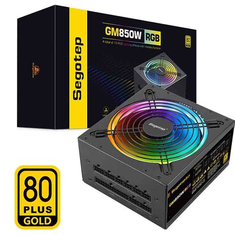 Segotep Gm W Rgb Pc Power Supply Full Modular Plus Gold Psu