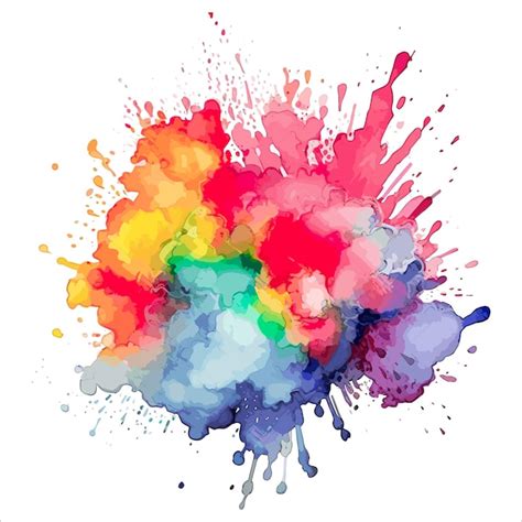 Premium Vector Water Color Splash Vector Illustration