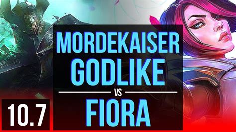 Mordekaiser Vs Fiora Top Early Solo Kills Godlike Kr Diamond