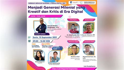 Menjadi Generasi Milenial Yang Kreatif Dan Kritis Di Era Digital