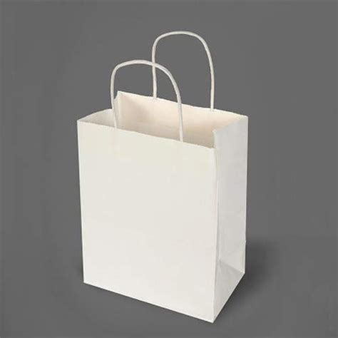 Menmy White Small Kraft Paper Bags Pcs X X For Gifting