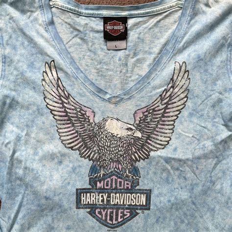 Y K Aesthetic Women L Harley Davidson Longsleeve Tye Gem