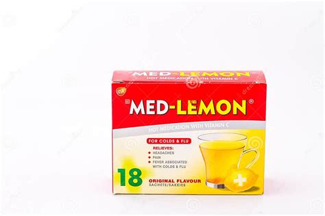 Med-Lemon Hot Medication Sachets Available in South Africa Editorial Photo - Image of editorial ...