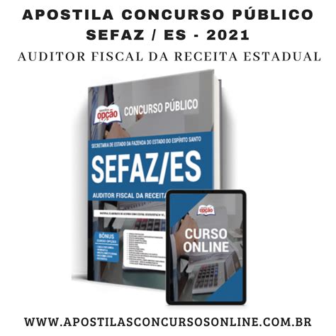 Apostila Preparatória Concurso Secretaria de Estado da Fazenda do