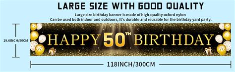 Amazon Tzss Th Birthday Decorations For Men Women Black And