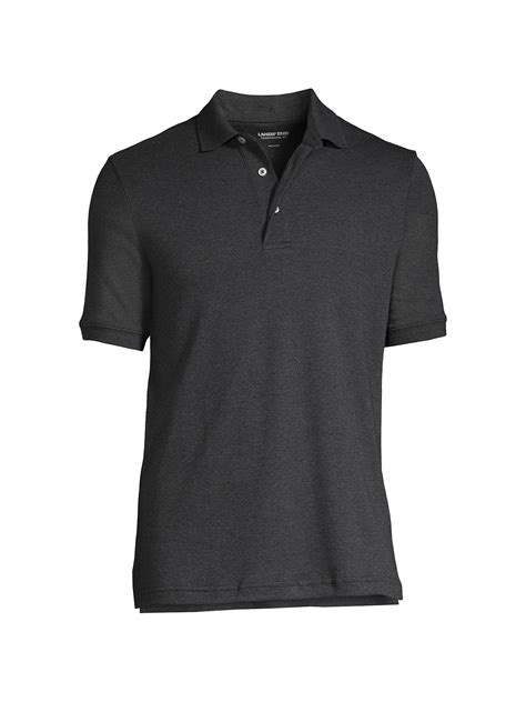 Lands End Mens Short Sleeve Cotton Supima Polo Shirt