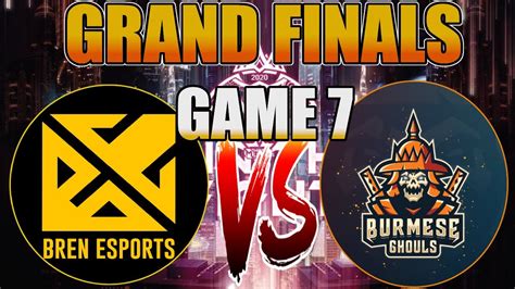 BREN Vs BURMESE GHOULS Game 7 M2 World Championship Playoffs YouTube