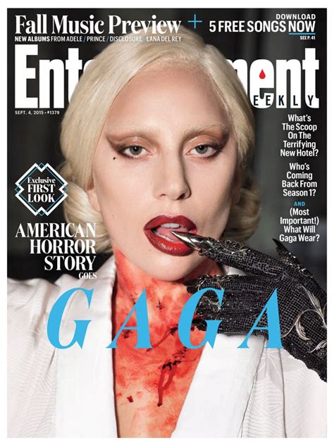 Lady Gaga Checks Into American Horror Story Hotel In Ews New Cover