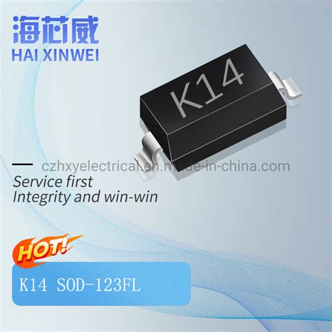 Semiconductor SMD Diode K14 1A 40V With SOD 123FL Package Schottky