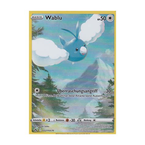 Wablu Gg Gg Holo Zenit Der K Nige Pokemon Karte Kaufen